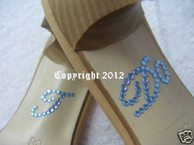 Strass-Sticker Set " I do + Me too " Aufkleber Brautschuhe Applikation