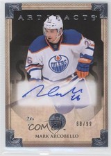 2013 Artifacts Roman Numeral Rookies Redemptions 68/99 Mark Arcobello Auto q2p