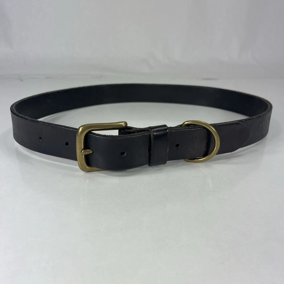 Cinturón de cuero genuino negro GAP - para mujer talla 31 Foto 2 de 4