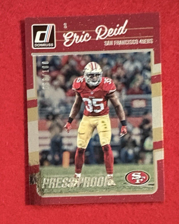 2016 Donruss Eric Reid Silver Press Proof /100 #254