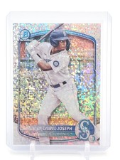 DAWEL JOSEPH 2025 BOWMAN CHROME MINI DIAMOND REFRACTOR #BCP-8 MARINERS Q3478