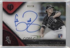 2017 Topps Tribute Tribute Auto Red 7/10 Carson Fulmer #TA-CFU Auto 6k2
