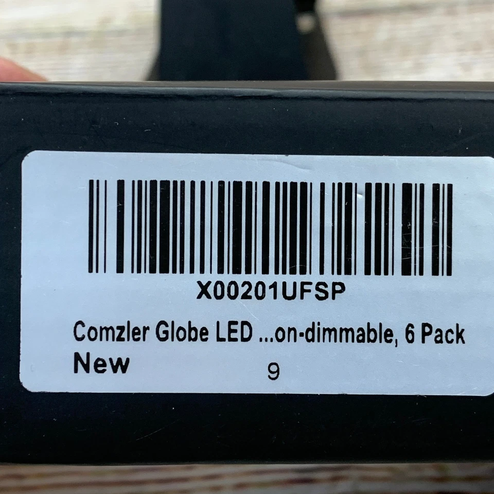 LED G45 Light Bulb 6 Pack Non Dimmable E12 Base 5000K 6W Unused in Original Box - Image 2 of 4