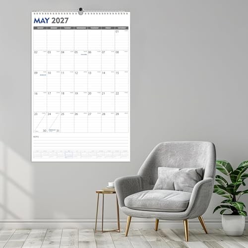 Extra Large 2026-2027 Wall Calendar, 20"x30" Vertical Planner, 18-Month Paper, O - Picture 6 of 8