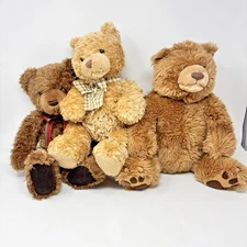 Gund Lot Of 3 Teddy Bear Friends