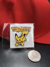 PinzCity Evil Pikachu Hat Pin Horror Pokemon Inspired Glitter Pin Blip Rare