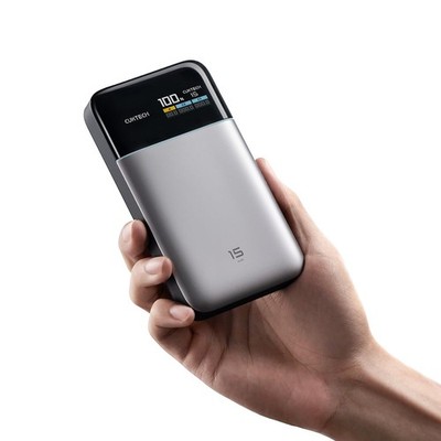 15 Air Power Bank, 15,000mAh Slim Portable Charger, 65W Fast Charging, 3-Port...