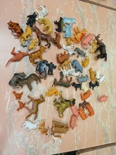Assorted 60 Toy Animals Farm Wild Animals Mixed Years Brand Some Vintage Lot