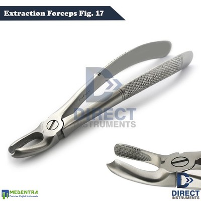 Dental Extraction Forceps Fig 17 Right Upper Molar Tooth Surgical Stainless