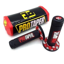 ProTaper Handlebar Grips + Pad Kit Motorcycle Rubber Hand Grip Dirt Bike OffRoad