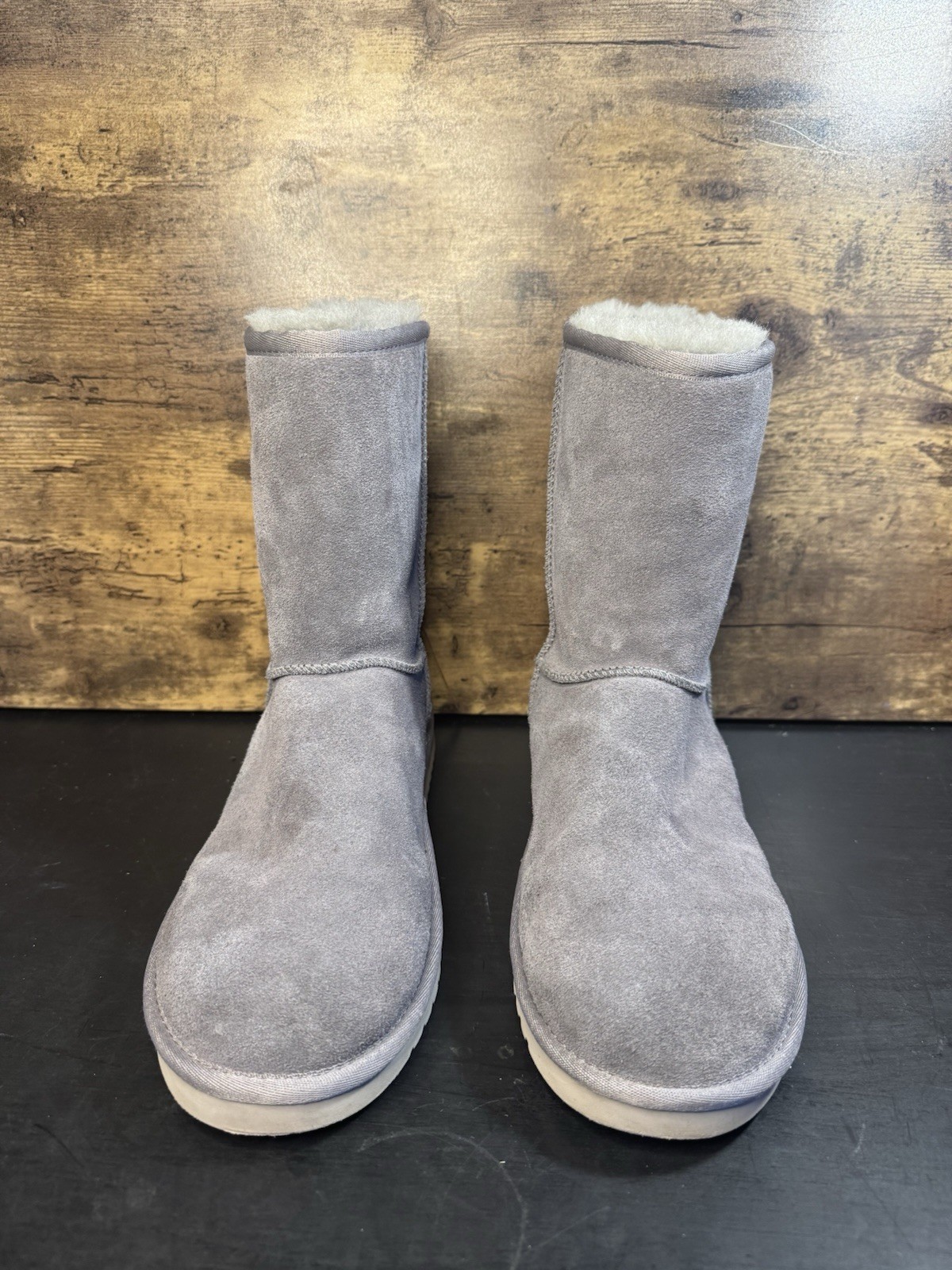 KOOLABURRA BY UGG KOOLA SHORT RABBIT GREY BOOTS WOMEN'S Size 12