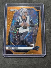 2024 Panini Prizm Bryce Young #37 Orange Lazer Carolina Panthers
