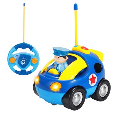 Ferngesteuertes Auto dunkelblau ABS Kleinkind 29,9x19,3x12,8cm Lichter Musik Spaß Spielzeug