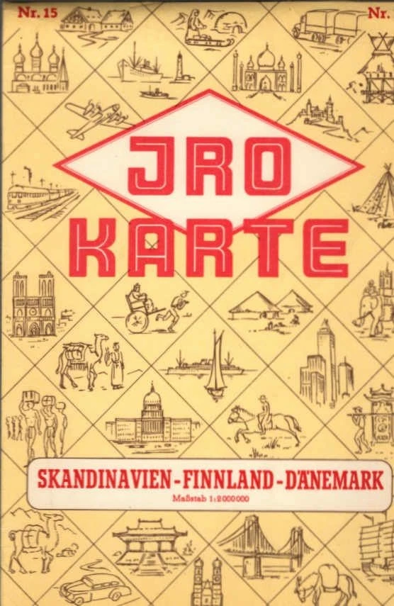 JRO Karte Nr. 15., Skandinavien, Finnland, Dänemark - Bild 1 von 1