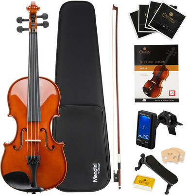 Violin 4/4 Full Size for Beginners - Fiddle Solidwood Kit with Hard Case - Acous