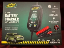 Battery Tender 12V 5AMP Lead Acid and Lithium Selectable Battery Charger