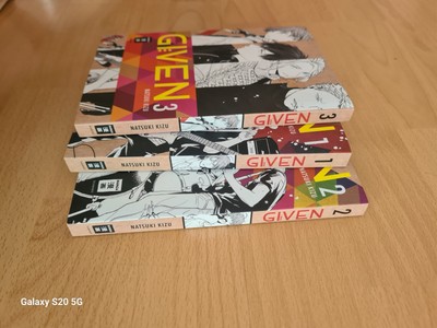 Given Manga Anime Comic Band 1 2 3, Sehr Guter Zustand