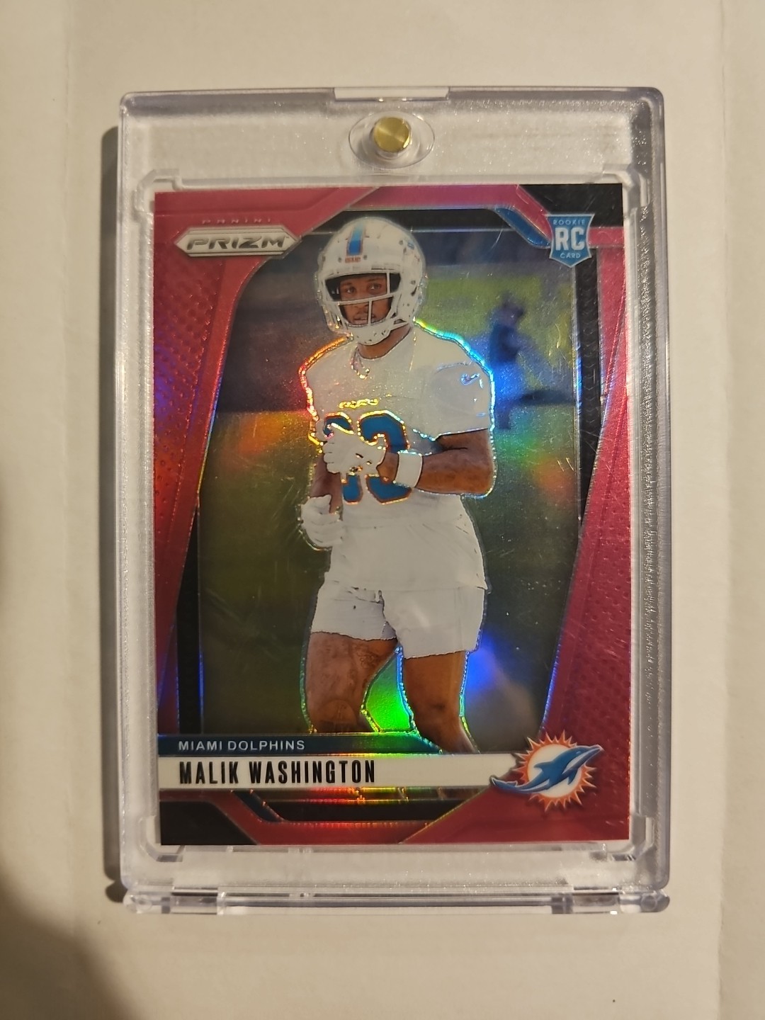 2024 Panini Prizm - Rookies Malik Washington #371 Pink Prizm (RC)