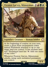 MTG Preston Garvey, Minuteman [Fallout] Foil Near Mint Magic
