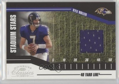 2005 Donruss Classics Stadium Stars 40 Yard Line Jerseys 46/150 Kyle Boller 1k5