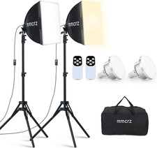 2Pack Professional Softbox Lighting Kit, 16'' X 16'' Studio Lights with 85W 2700