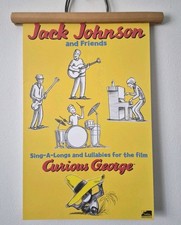 Rare 2006 Jack Johnson Curious George Record Store Promo Poster 11x17 Near Mint