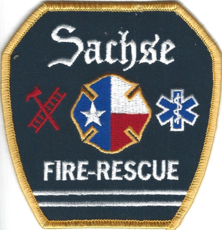 TEXAS - Sachse Fire - Rescue patch