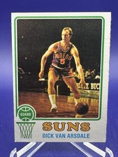 DICK VAN ARSDALE 1973-74 Topps #25 - EX - Slight Indentation - Suns