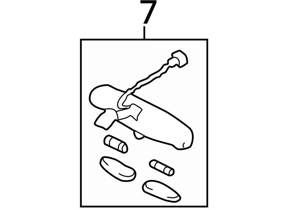 ESPEJO CHRYSLER MR572815 NUEVO OEM MR572815 Foto 3 de 3