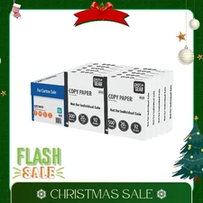 Pen+Gear Copy Paper 8.5" x 11" 92 Bright White 20 lb, 10 Ream Case (5000 Sheets)