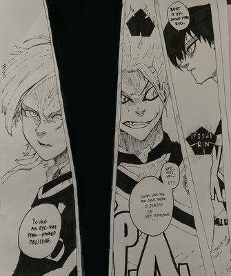 Blue Lock Anime Sketch Drawing Manga