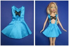 Barbie Clothes     Blue Party Dress 449