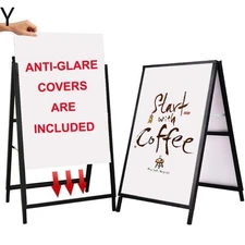 YDisplay A Frame Sidewalk Sign 24x36 inches Sandwich Board Signs Outdoor Y