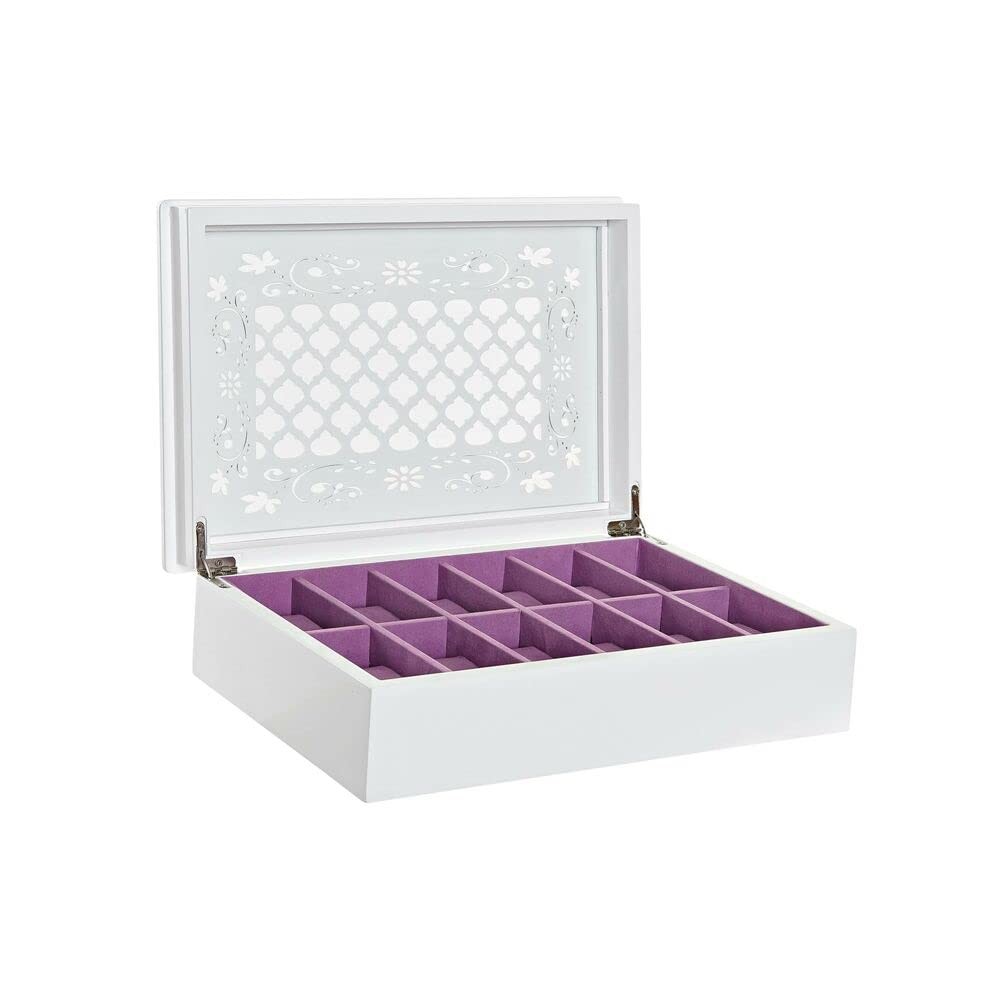 DKD Home Decor Jewelry Box White Standard 13690₽