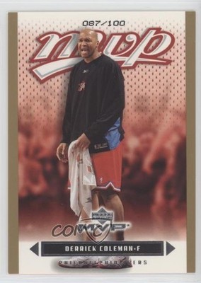 2003-04 Upper Deck MVP Gold 87/100 Derrick Coleman #135 1u6
