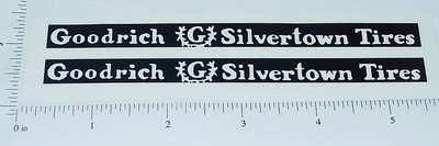 Pair Metalcraft Goodrich Silvertown Wrecker Stickers MC-001