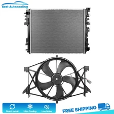 Aluminum Radiator and Cooling Fan Kit For 2011 2012-2013 Ram 2500 2013 Ram 3500
