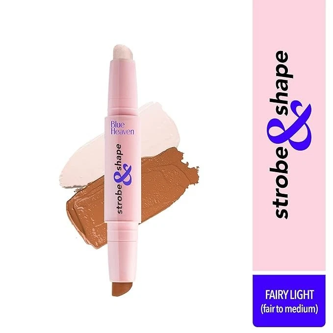 Blue Heaven Strobe & Shape, Highlighter and Contouring Duo Stick, Fairy Light (f - Image 2 of 4