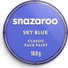 Snazaroo Classic Face and Body Paint 18.8g Pot Sky Blue