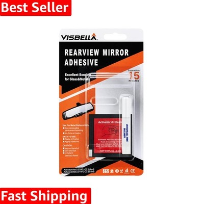 Rearview Mirror Adhesive Repair Kit Rear View Mirror Glue for Windshield Exce...