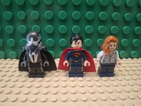 Lego 76009 Superman Black Zero Escape Minifigures ONLY