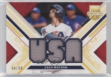 2019 Elite Extra Edition USA National Team Materials Gold 94/99 Zach Watson 4a7