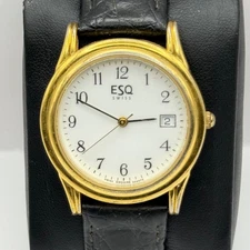 Esquire ESQ 300328 Watch Ladies 33mm Date Swiss Quartz New Battery Working