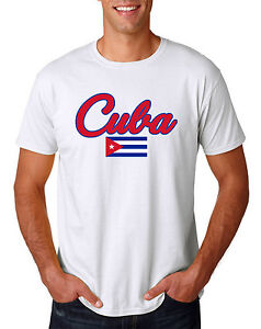 Cuba National Team T shirt Flag Baseball Soccer Pride Adult Youth Infant Child
