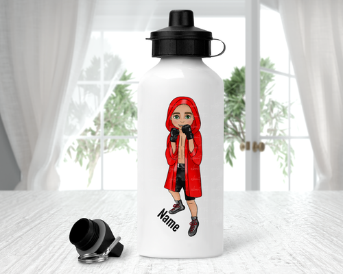 Personalised Boxing Boy drinks bottle, boxer water bottle, Boys sports bottle - Picture 3 of 6