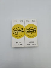 2 X W&P The Capper Bottle Opener & Sealer UNCAPS & RECAPS Compact Gold