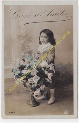 CPA Old Postcard Vintage - Kind Child P.C.4324 Gage Freundschaft