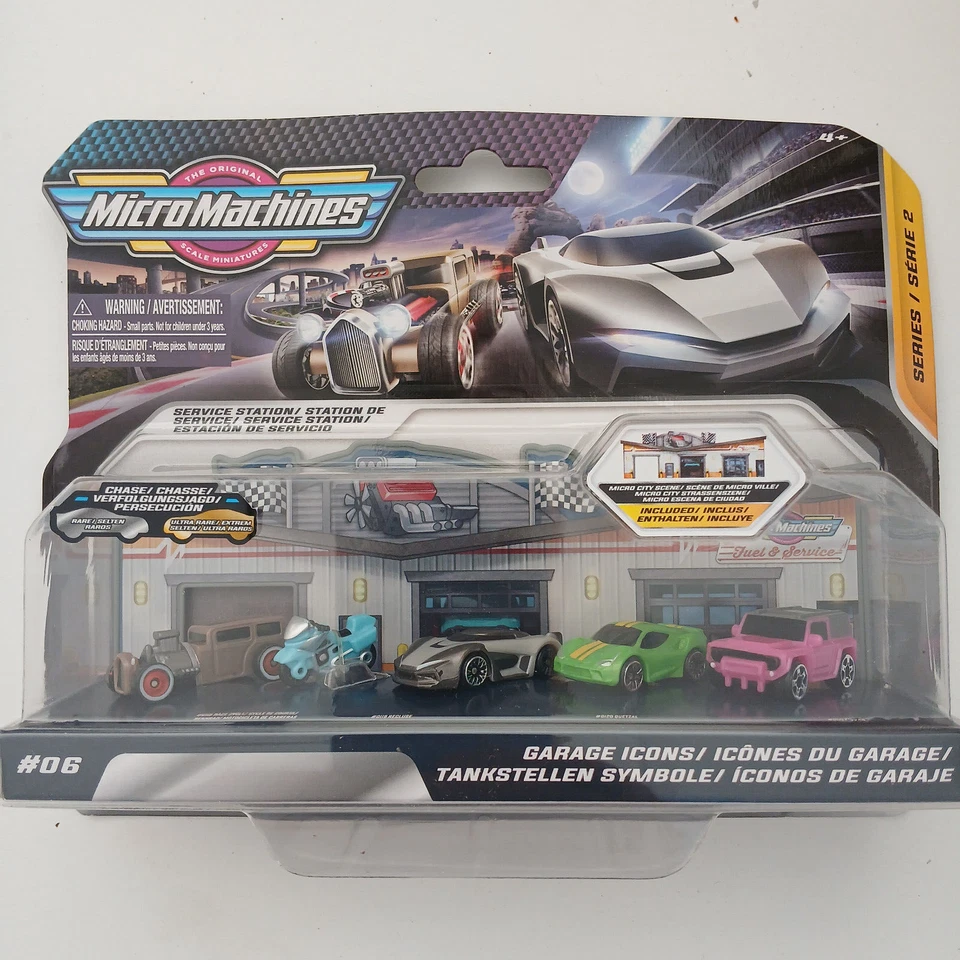 2 confezioni micromachines mezzi da lavoro e mezzi sportivi nuovi imballati new- - Immagine 2 di 3