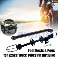 Motorcycle Pit Dirt Bike Foot Peg Footrest Kickstand 110cc 125cc 140cc Footpegs