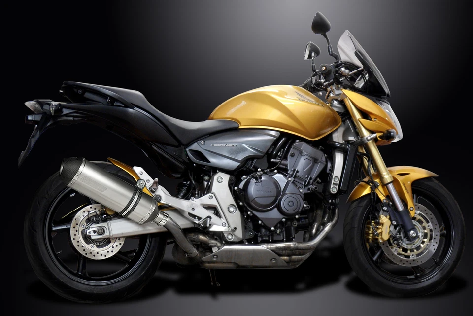 Kit de silenciador de escape Honda CB600F Hornet 2007-2014 13,5" X-Oval titânio - Imagem 4 de 4